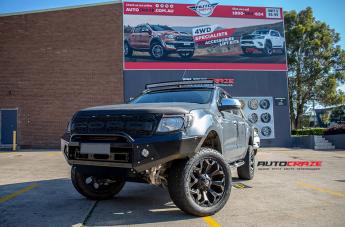 FORD RANGER ASSAULT GLOSS BLACK MILLED ACCENTS